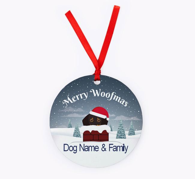 Chimney: Personalised {breedFullName} Christmas Decoration